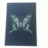 pop-up blauwe vlinder kaart